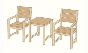 Изображение для товара Комплект из 6 стульев и 3 столов